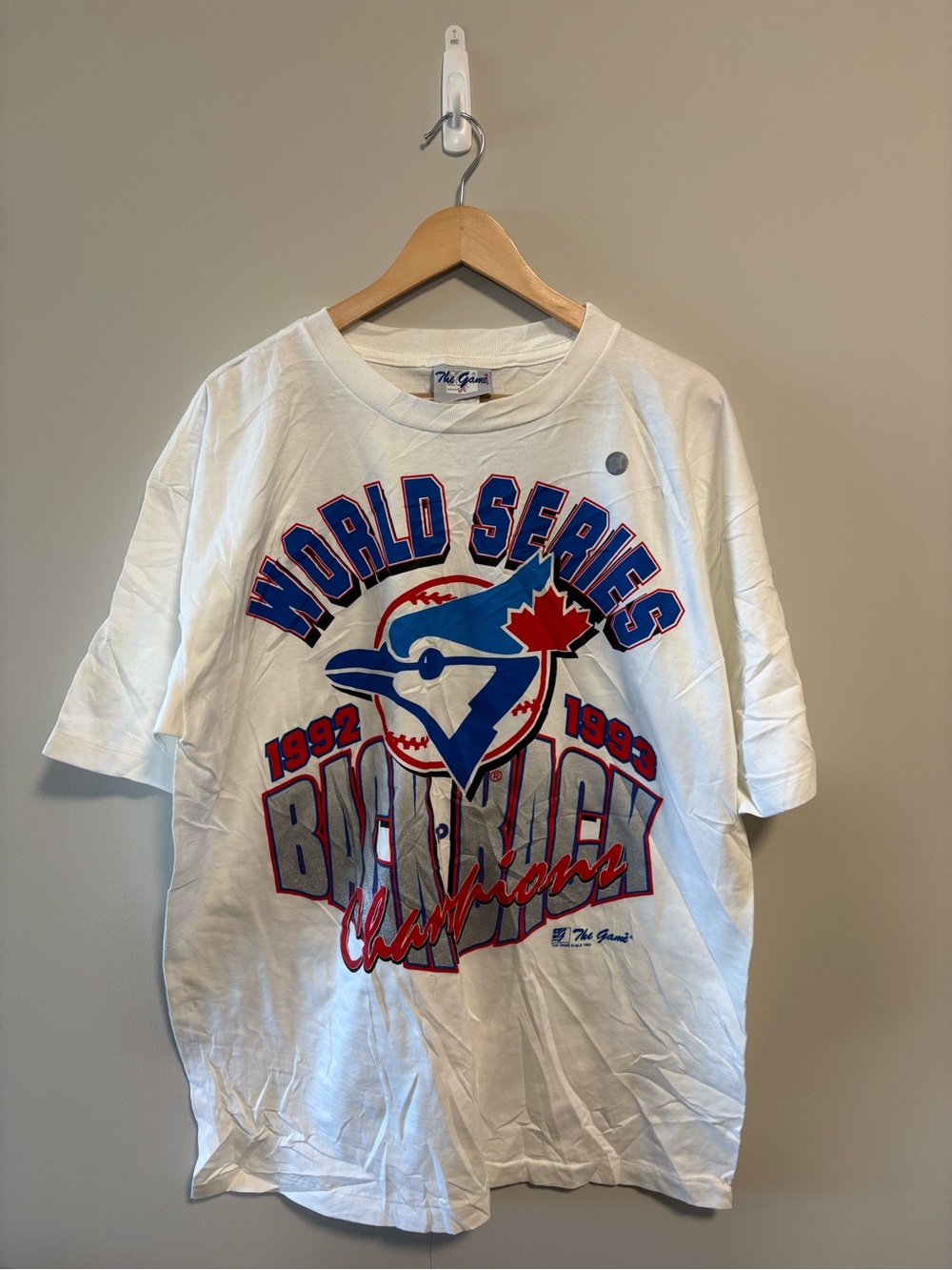Vintage 1992 Toronto Blue Jays World Series Mens Large TShirt
